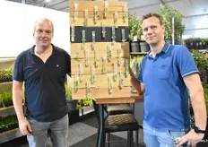 Vitro Westland werd vertegenwoordigd door Leon van Erven en Jacco Bos. De heren toonde op de beurs een mooi voorbeeld van hun producten uit weefselkweek. Ze stonden er met een breed assortiment aan buiten en vaste planten.